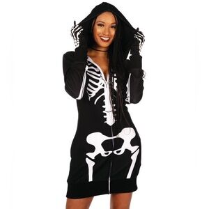 TIPSY ELVES SKELETON COSTUME DRESS
